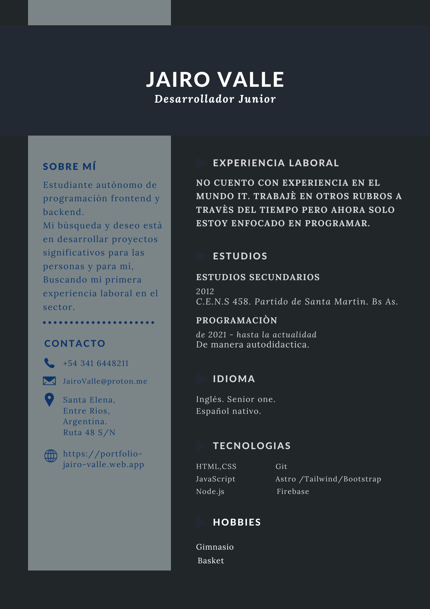 Curriculum